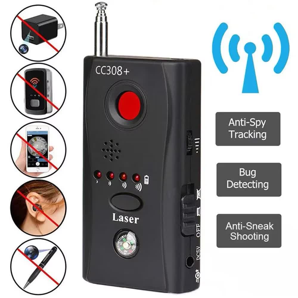 Electronics Gadgets Sale - CC308 ポータブル隠しカメラ検出器アンチスパイ率直なバグファインダーミニワイヤレス信号ガジェット GSM GPS ラジオスキャナ RF