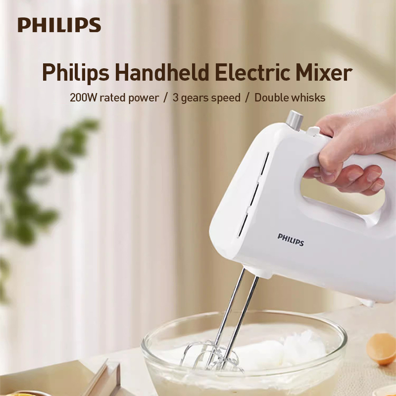 Kitchen Electronics Gadgets - フィリップス ハンドヘルド電動卵ビーター 3 スピード 2 ビーター自動ミキサー卵白とクリーム用家庭用キッチンツール
