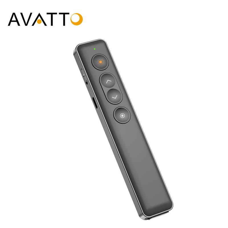 Laser Pointer Presenter - AVATTO ワイヤレス プレゼンター エア マウス スポットライト機能付き