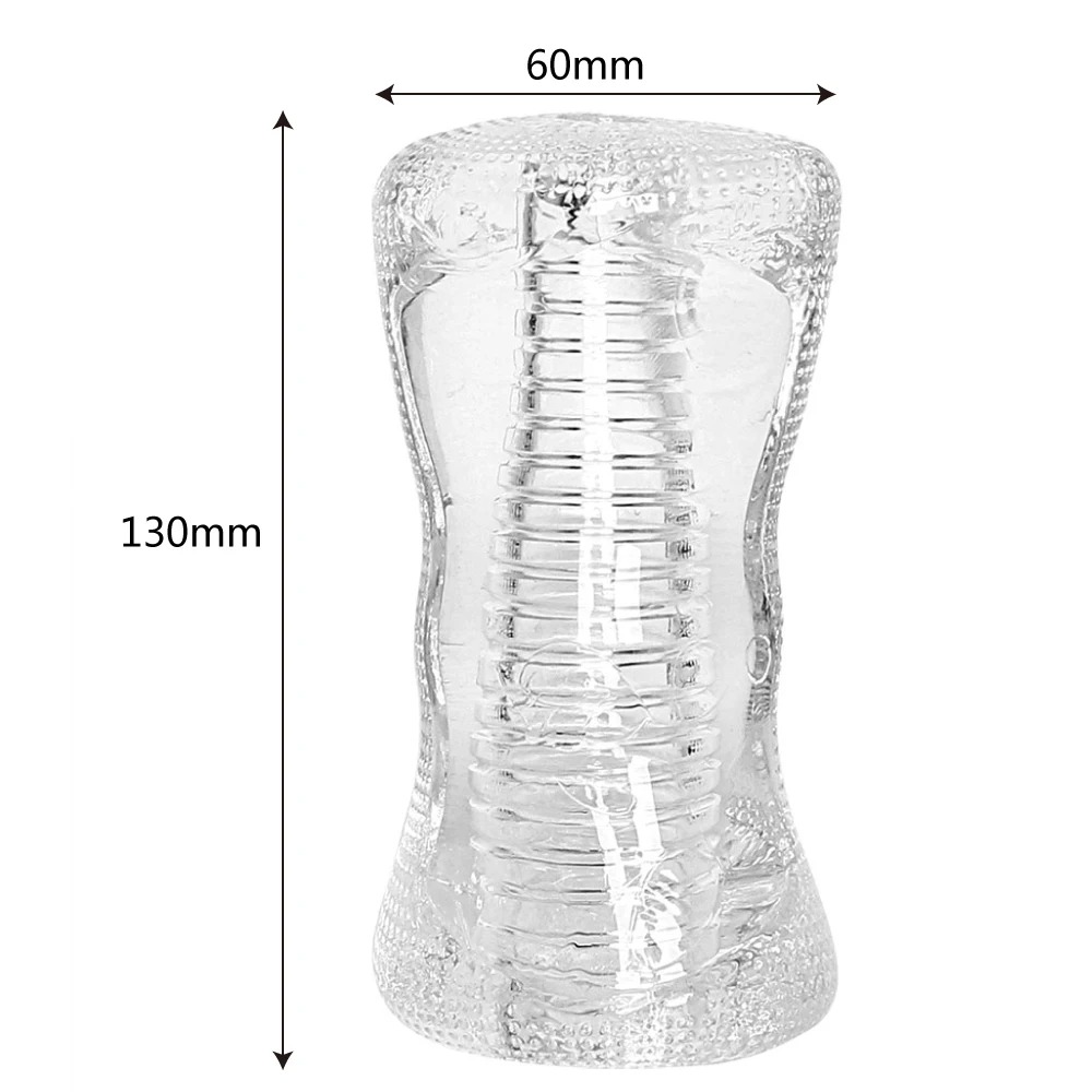 Electronics Gadgets For Women - 13cm男性用オナホール 透明ゼリー人工膣リアルプッシー 男性用ペニスエクササイザー 陰茎増大器 吸引式セックストイ エロティック