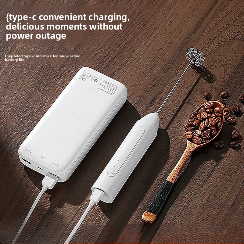 Kitchen Electronics Gadgets - 電動コーヒーミルク泡立て器、コーヒークリーマー、ハンドヘルドエッグビーター、泡立て器、キッチン自動泡立て器ツール