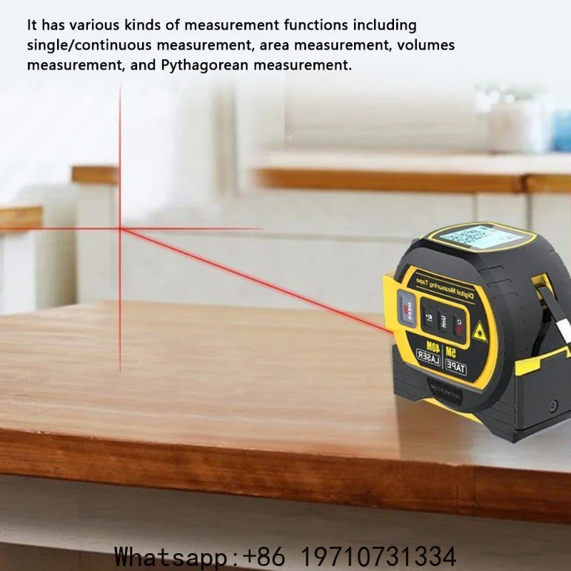 Laser Distance Measure - デジタルレーザー距離計 3in1 40M/60M 距離計 5M 電子定規