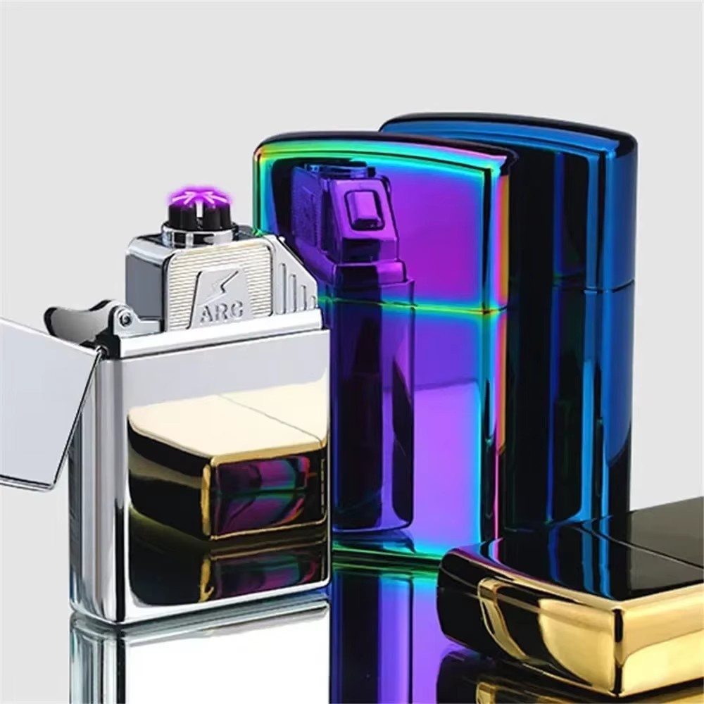 USB充電付き6アーク電子ライター,ウインドブレーカー,金属 - Electronics Gadgets For Gift のレビューと価格