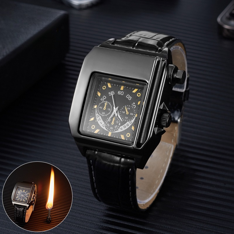 金属電子時計ライター 10000回使用可能 マッチ棒型時計デ - Electronics Gadgets For Gift のレビューと価格