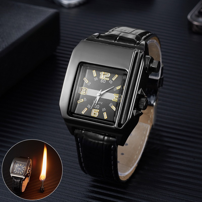 金属電子時計ライター 10000回使用可能 マッチ棒型時計デ - Electronics Gadgets For Gift のレビューと価格