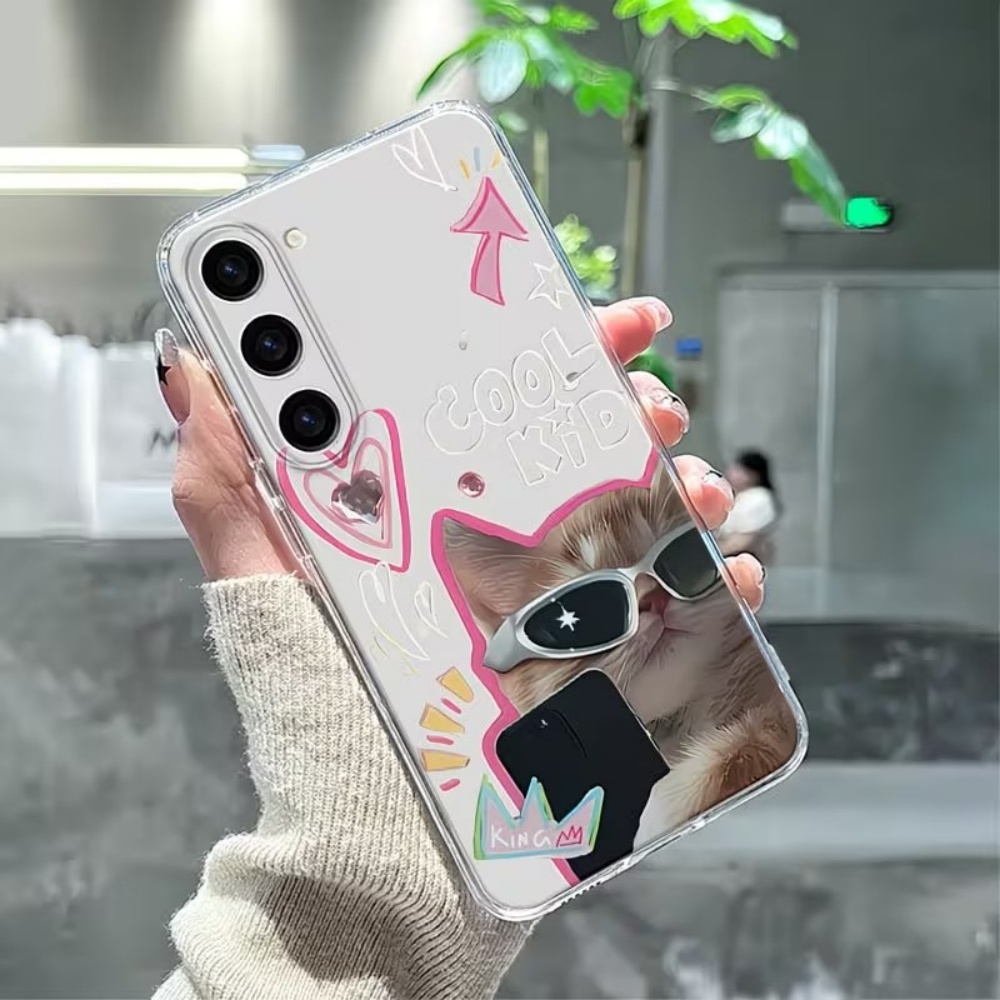 子犬柄クリアTPUスマホケース Samsung Galaxy - Samsung Galaxy A55 のレビューと価格