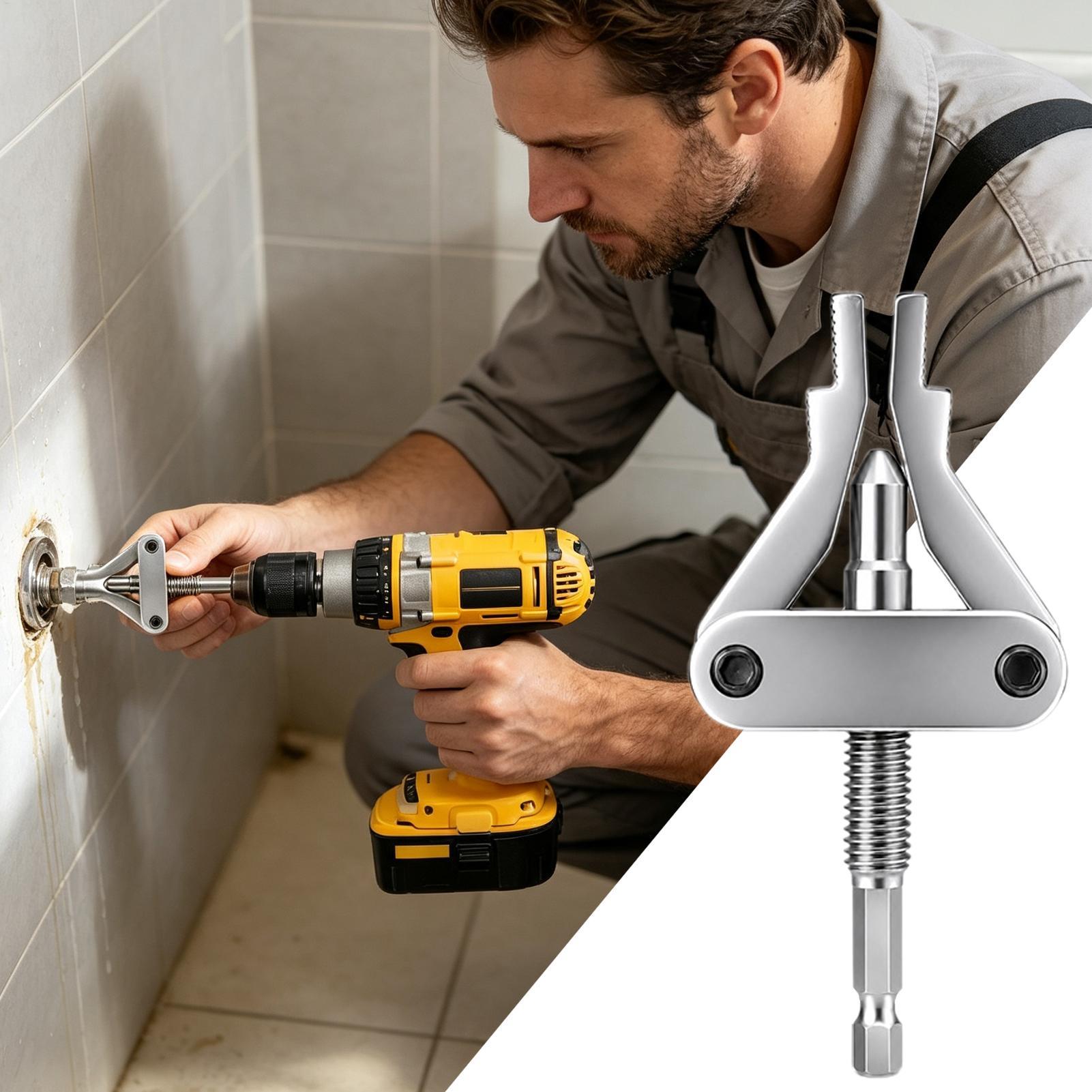 蛇口アングルバルブワイヤー抽出器 スチール製六角シャンクパイ - Kitchen Electronics Gadgets のレビューと価格