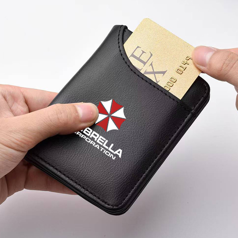 レザー超薄型ミニ PU カーボンファイバークレジットカードホ - Electronics Gadgets Sale のレビューと価格