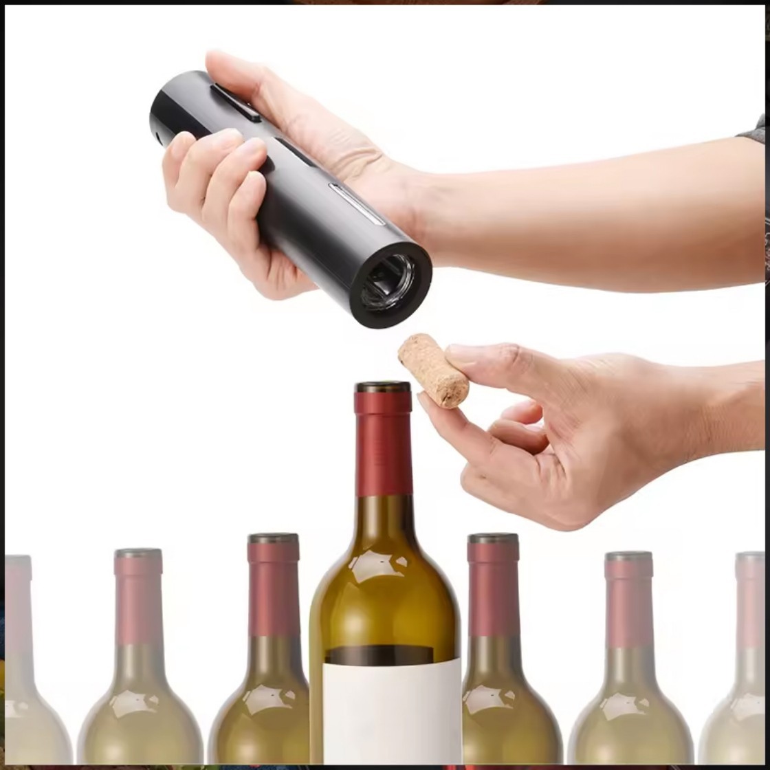 電動ワインボトルオープナー自動赤ワインコルク抜きワインオープ - Kitchen Electronics Gadgets のレビューと価格