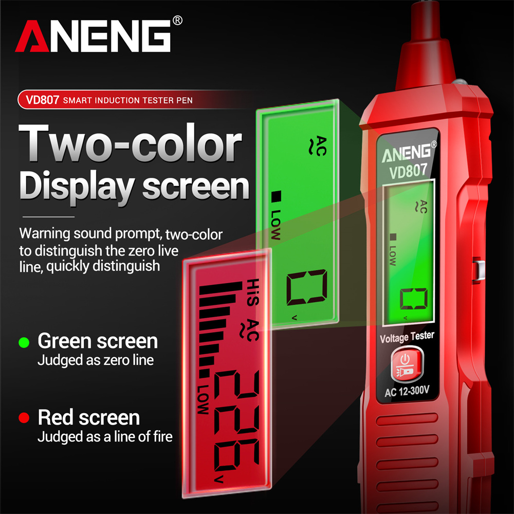 ANENG VD807 一言誘導ポータブル 50/60Hz  - Smart Pen Digital のレビューと価格