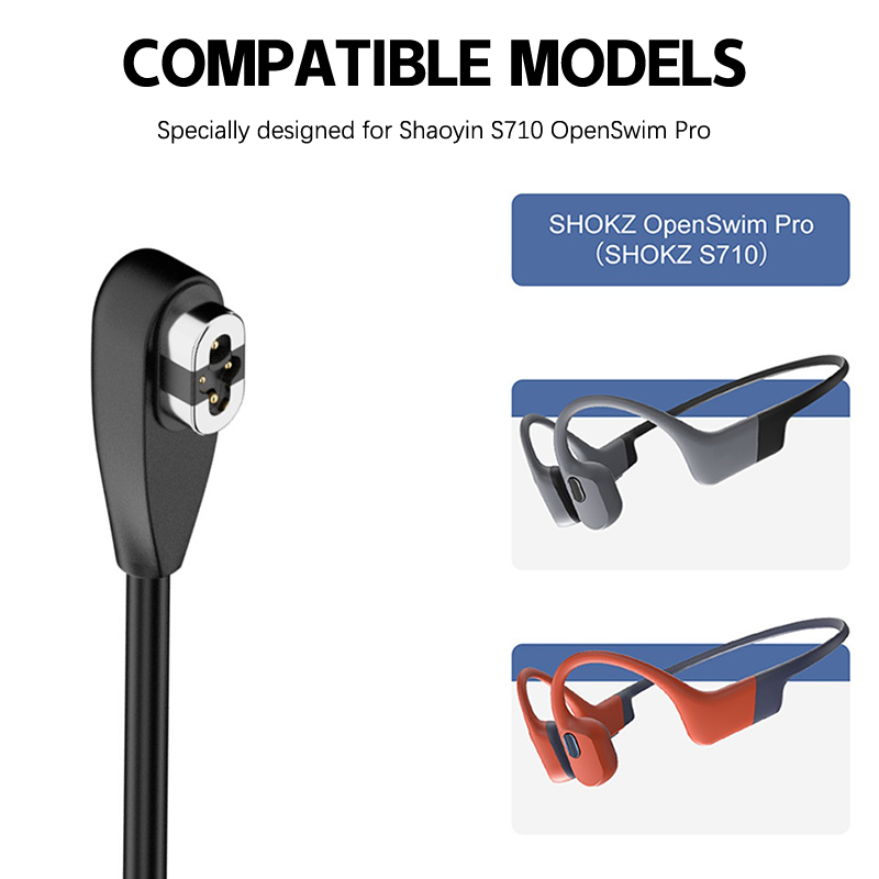 新しいタイプ C/USB 充電ケーブル Shokz Open - Magnetic Charging Cable のレビューと価格