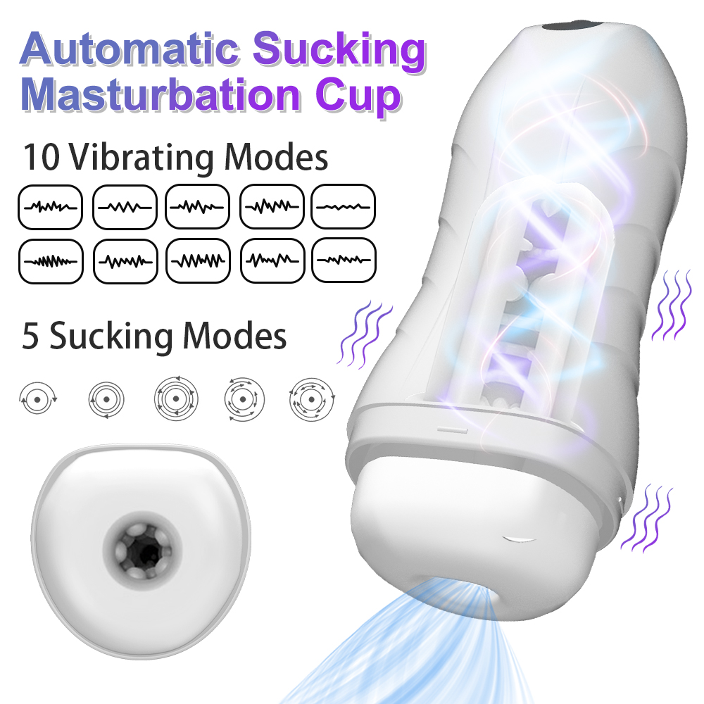 自動男性用オナニーカップ 吸引振動ペニスオーラルマシン 吸引 - Electronics Gadgets For Women のレビューと価格