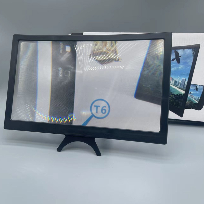 【12インチ大画面3D HDアンプ曲面スクリーン携帯電話スク - Digital Magnifier Reading のレビューと価格