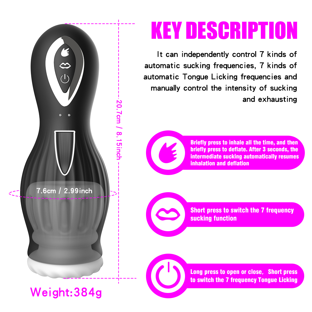 自動舌オナニー,男性のマスターベーション,膣と陰茎のバイブレ - Electronics Gadgets For Women のレビューと価格