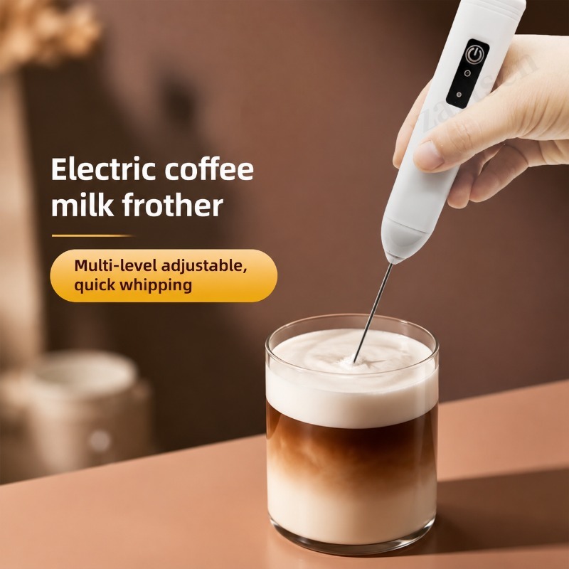 電動コーヒーミルク泡立て器、コーヒークリーマー、ハンドヘルド - Kitchen Electronics Gadgets のレビューと価格