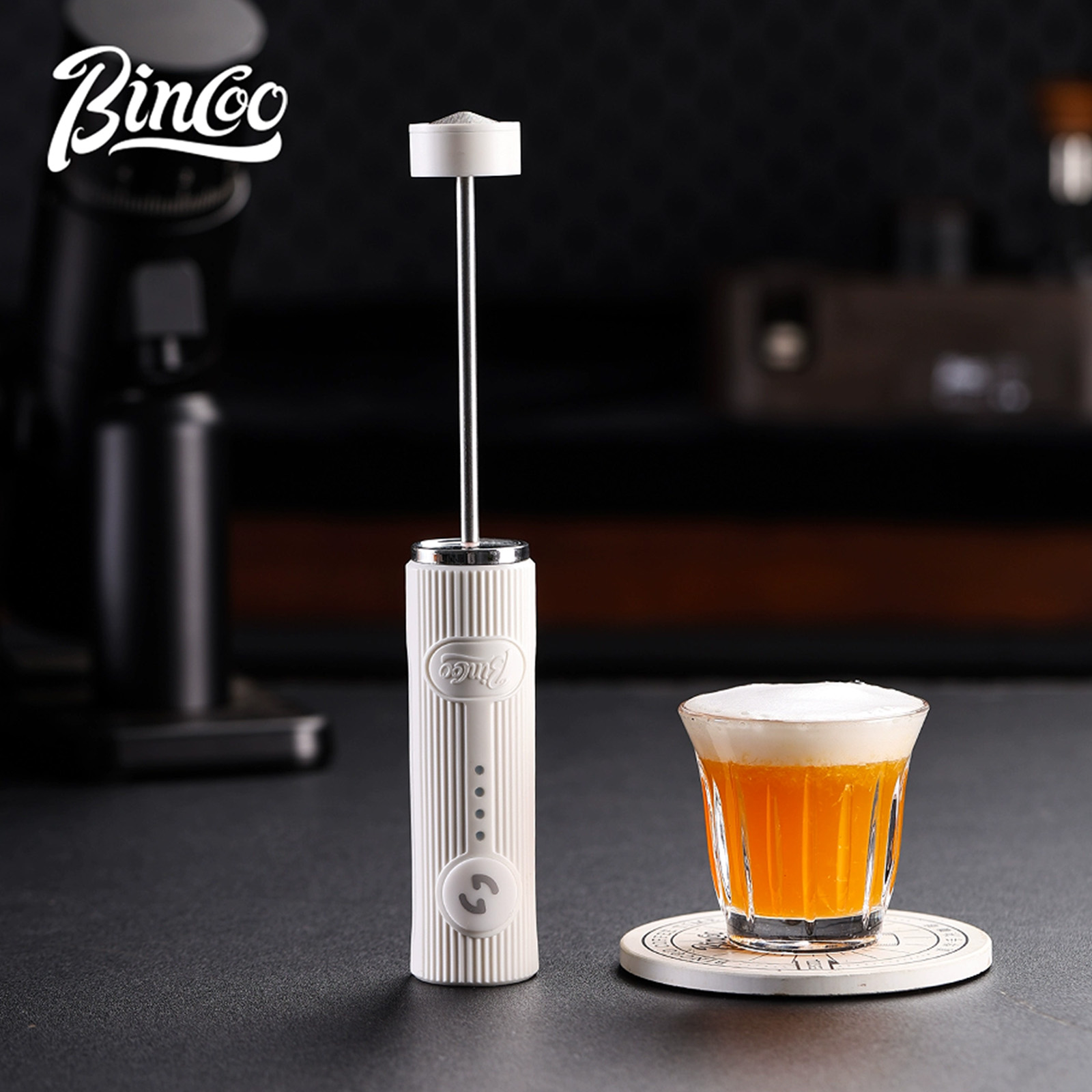 Bincoo 新しいミルクフォーマーコーヒー泡立て器ミキサー - Electro Gadgets のレビューと価格