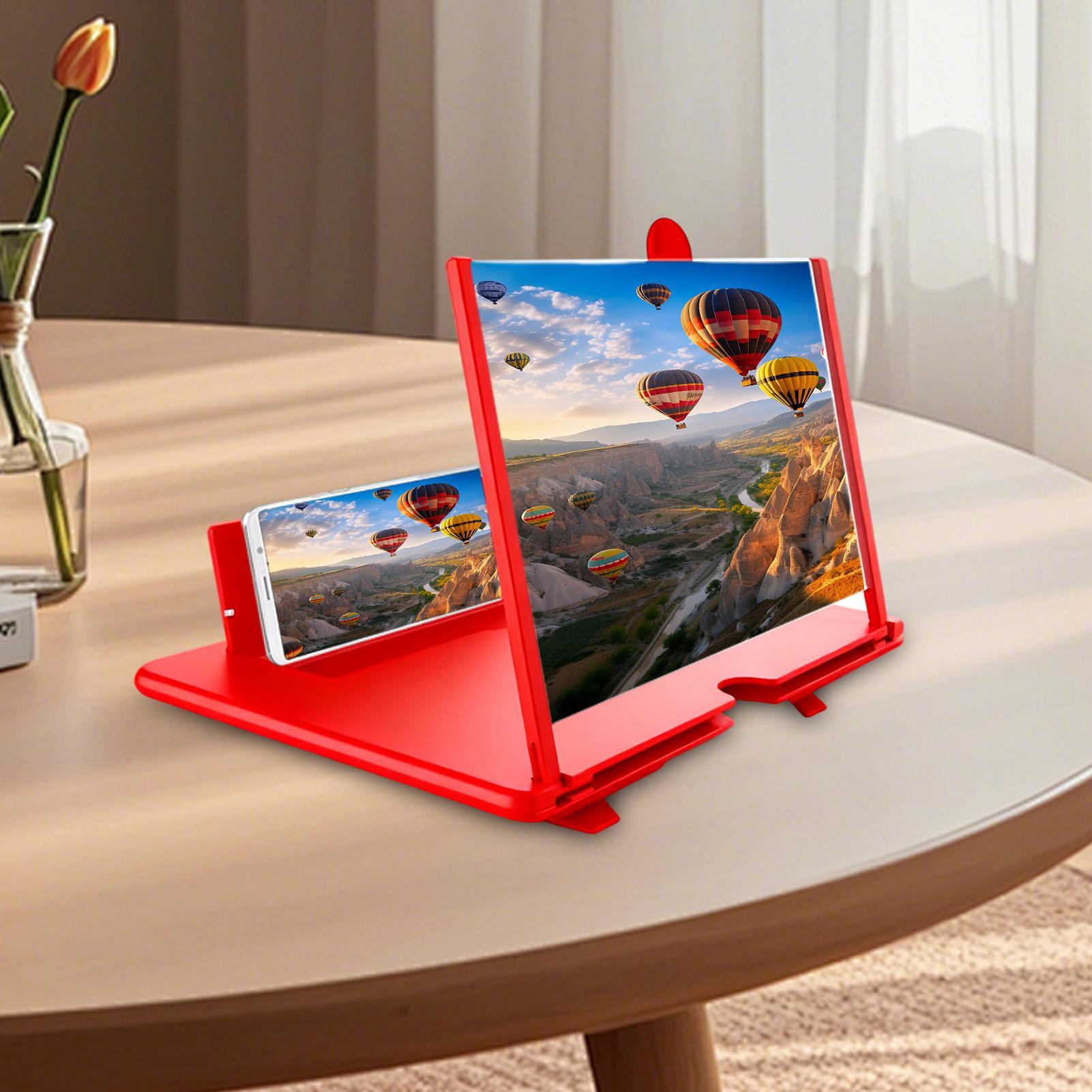 HD多機能携帯電話スクリーン拡大鏡と携帯電話ホルダー、スクリ - Digital Magnifier Reading のレビューと価格