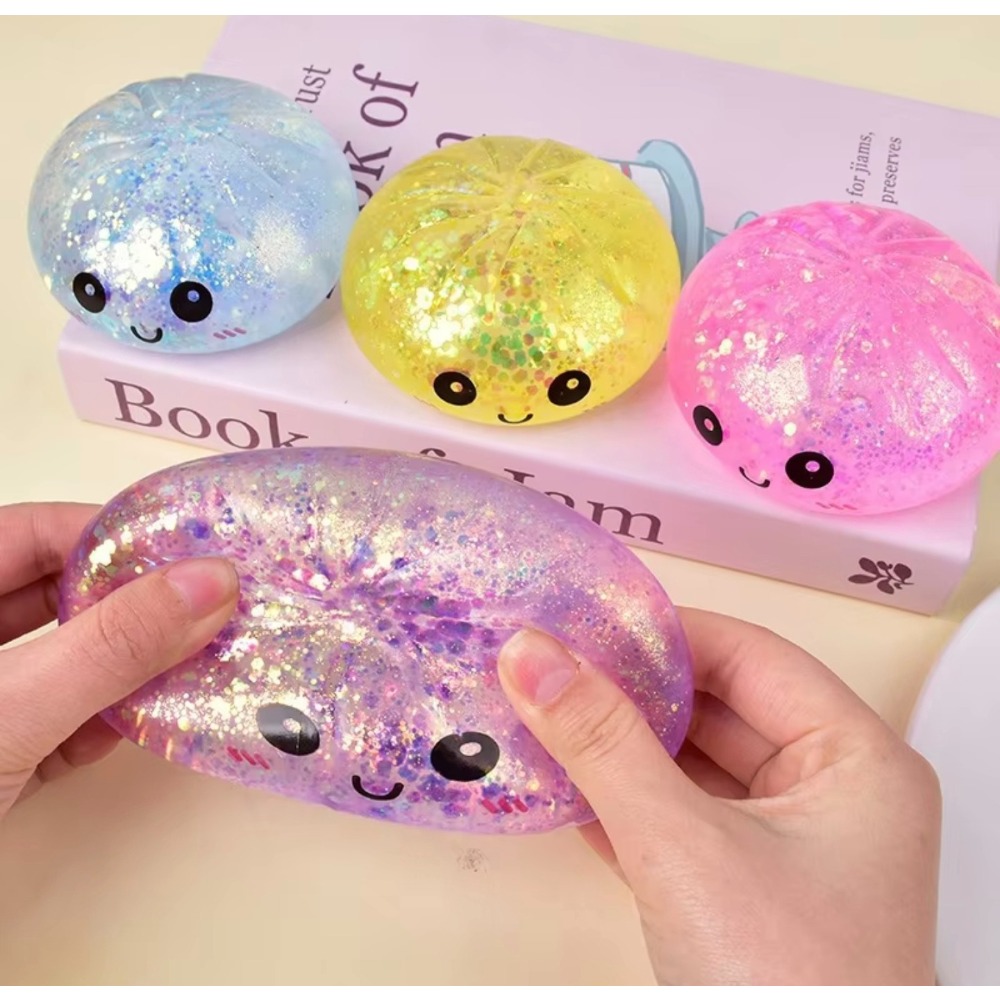 ミニ餃子型スクイーズトイ、竹蒸し器付き、柔らかいTPR生地ボ - Electronics Latest Gadgets のレビューと価格
