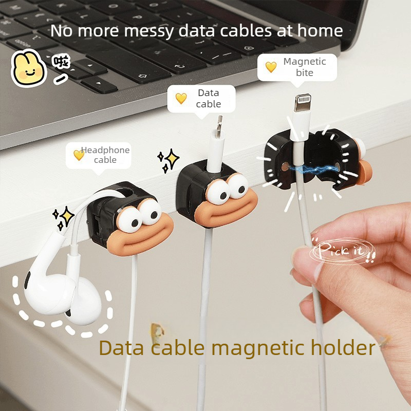 1/5/10 個磁気ケーブルクリップデスクケーブルオーガナイ - Magnetic Charging Cable のレビューと価格