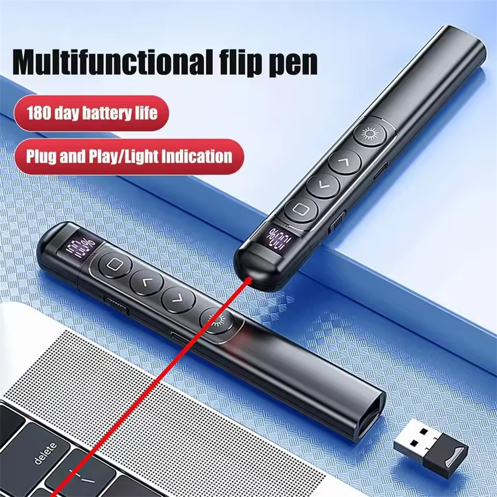 新しいワイヤレスpptリモコンペンプロジェクターページペン、 - Laser Pointer Presenter のレビューと価格