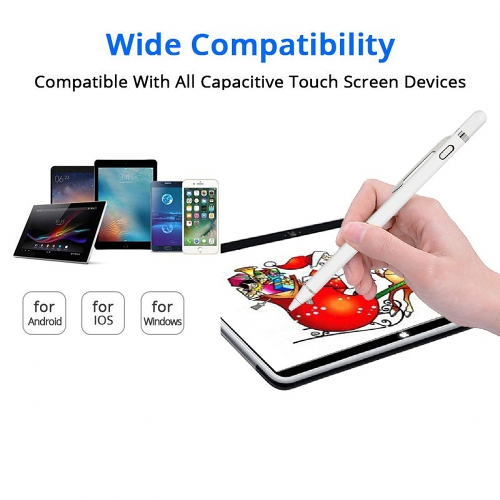 ユニバーサル静電容量式アクティブスタイラスペン、iOS/An - Smart Pen Digital のレビューと価格