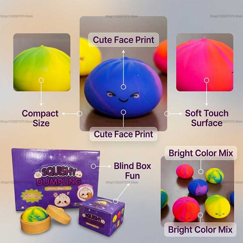 新しいレインボーおもちゃ、蒸し器ボックス付きスクイーズドウス - Electronics Latest Gadgets のレビューと価格